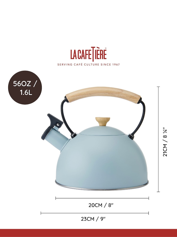 La Cafetiere ホイッスルケトル 木製ハンドル付き - 画像 4 / 4