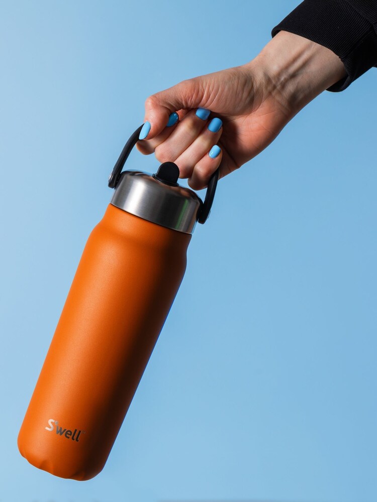 S’well Orange Explorer Thermal Tumbler with Straw - Image 2 of 6 S’well Orange Explorer Thermal Tumbler with Straw - Image 2 of 6