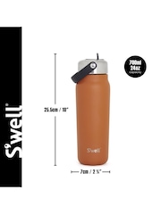 S’well Orange Explorer Thermal Tumbler with Straw - Image 4 of 6