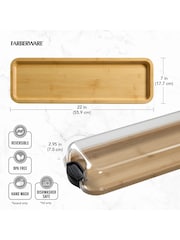 Farberware Wood Building Board Bamboo Platter - Image 5 of 6