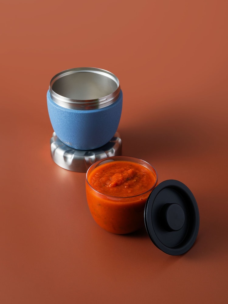 S’well Desert Sky Blue Paper Cutouts Insulated Food Bowl - Image 2 of 6 S’well Desert Sky Blue Paper Cutouts Insulated Food Bowl - Image 2 of 6