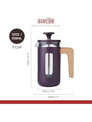 La Cafetiere Purple Pisa French Press 3 Cup - Image 5 of 6
