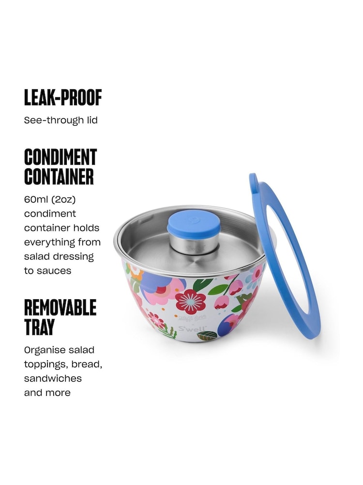 S’well Multicolour 3 Piece Steffi Lynn Salad Bowl Kit - Image 6 of 6 S’well Multicolour 3 Piece Steffi Lynn Salad Bowl Kit - Image 6 of 6