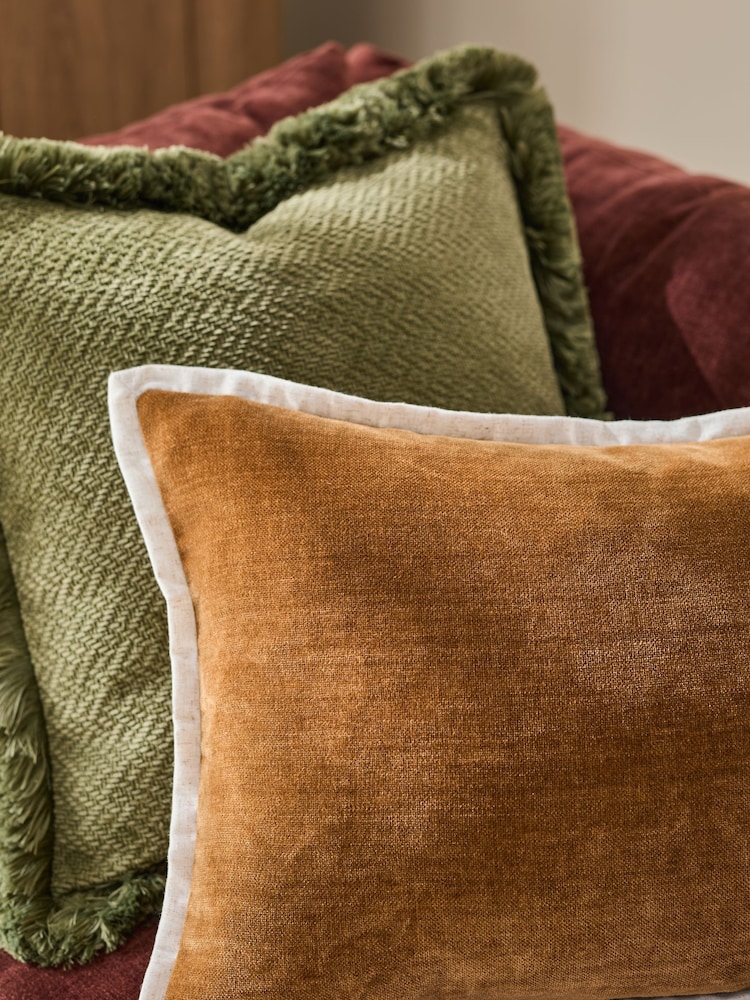 Ochre Yellow 40 x 59cm Loxley Cushion - Image 2 of 4 Ochre Yellow 40 x 59cm Loxley Cushion - Image 2 of 4
