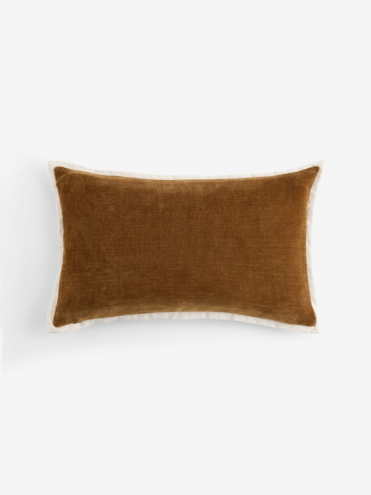 Ochre Yellow 40 x 59cm Loxley Cushion - Image 4 of 4 Ochre Yellow 40 x 59cm Loxley Cushion - Image 4 of 4