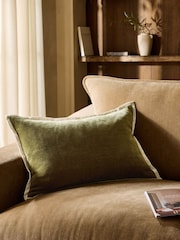 Green 40 x 59cm Loxley Cushion - Image 1 of 4