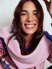 كنزة Eleanor بحياكة بتقنية فير آيل من Boden - صورة 4 من 8