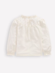 Boden Jersey Heart Broderie Top - Imagen 1 de 2