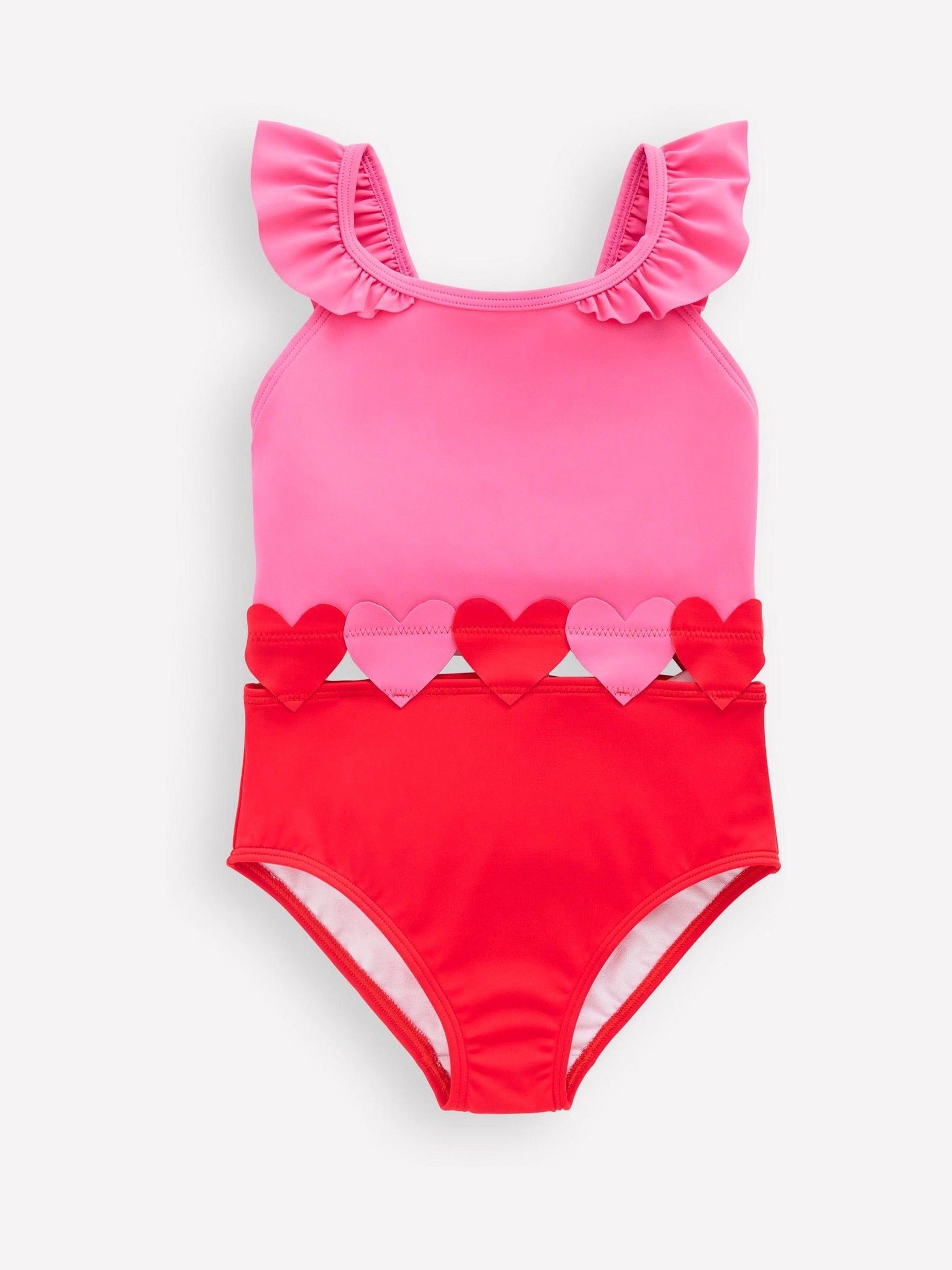 Buy Boden Red Hallie Frill Strap Swimsuit from Next USA