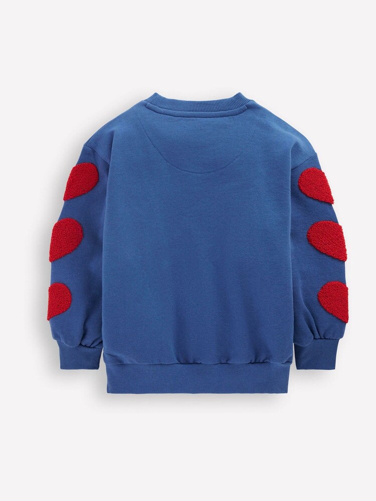 أزرق - سويت شيرت Bobbie مزين بتطريز بارز من Boden - صورة 2 من 3