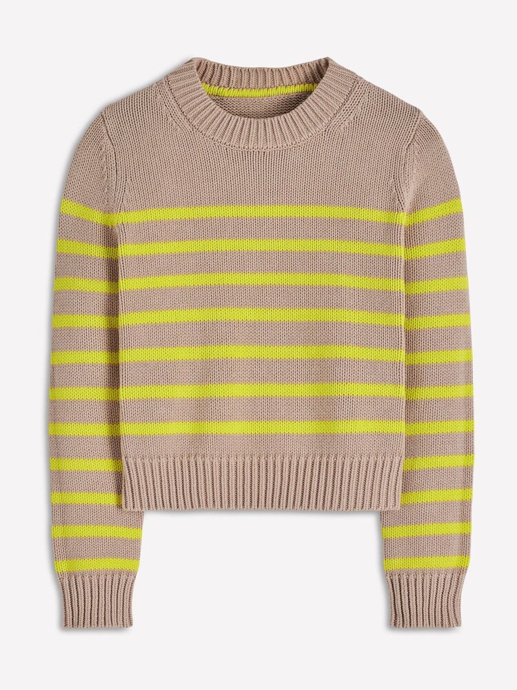 Boden Brown Lucy Chunky Cotton Jumper - Image 6 of 6 Boden Brown Lucy Chunky Cotton Jumper - Image 6 of 6