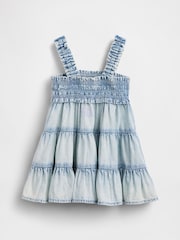 Gap Denim Tiered Dress (0-24mths) - Imagen 1 de 2