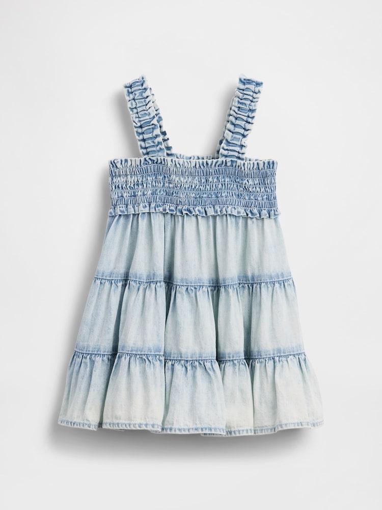 Gap Denim Tiered Dress (0-24mths) - Imagen 2 de 2