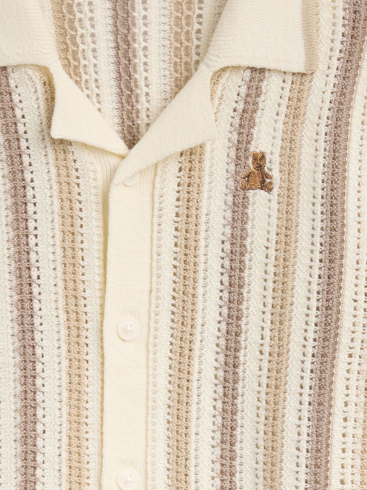 Gap Crochet Shirt Outfit Set (0-24mths) - Imaginea 3 din 3
