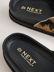 Animal Leather Forever Comfort® Double Strap Footbed Sandals - Image 8 of 9