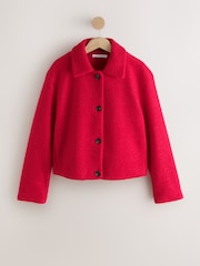 Red Coatigan Bomber Jacket - Image 7 of 9