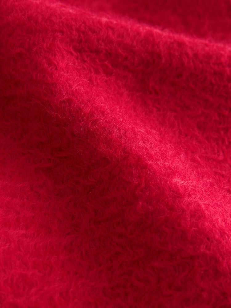 Red Coatigan Bomber Jacket - Image 9 of 9