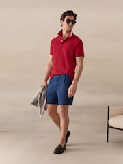 Rojo - Polos de manga corta con ribete - Imagen 2 de 7