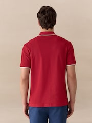 Rojo - Polos de manga corta con ribete - Imagen 3 de 7