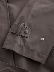 Mocha Brown Water Proof Trench Coat - Image 8 of 9