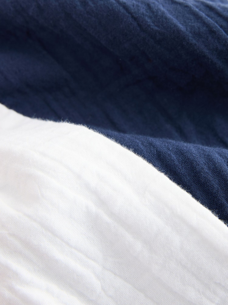 Navy/White Wide Leg Trousers 2 Pack (3-16yrs) - Image 6 of 6