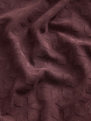 Brown Smart Jaquard Polo Shirt - Image 8 of 8