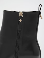 Lipsy Black Standard fit Faux Leather Patent Chunky Mid Block Heeled Boots - Image 8 of 8