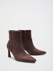 Lipsy Mid Flare Heel Ankle Boots - صورة 4 من 7