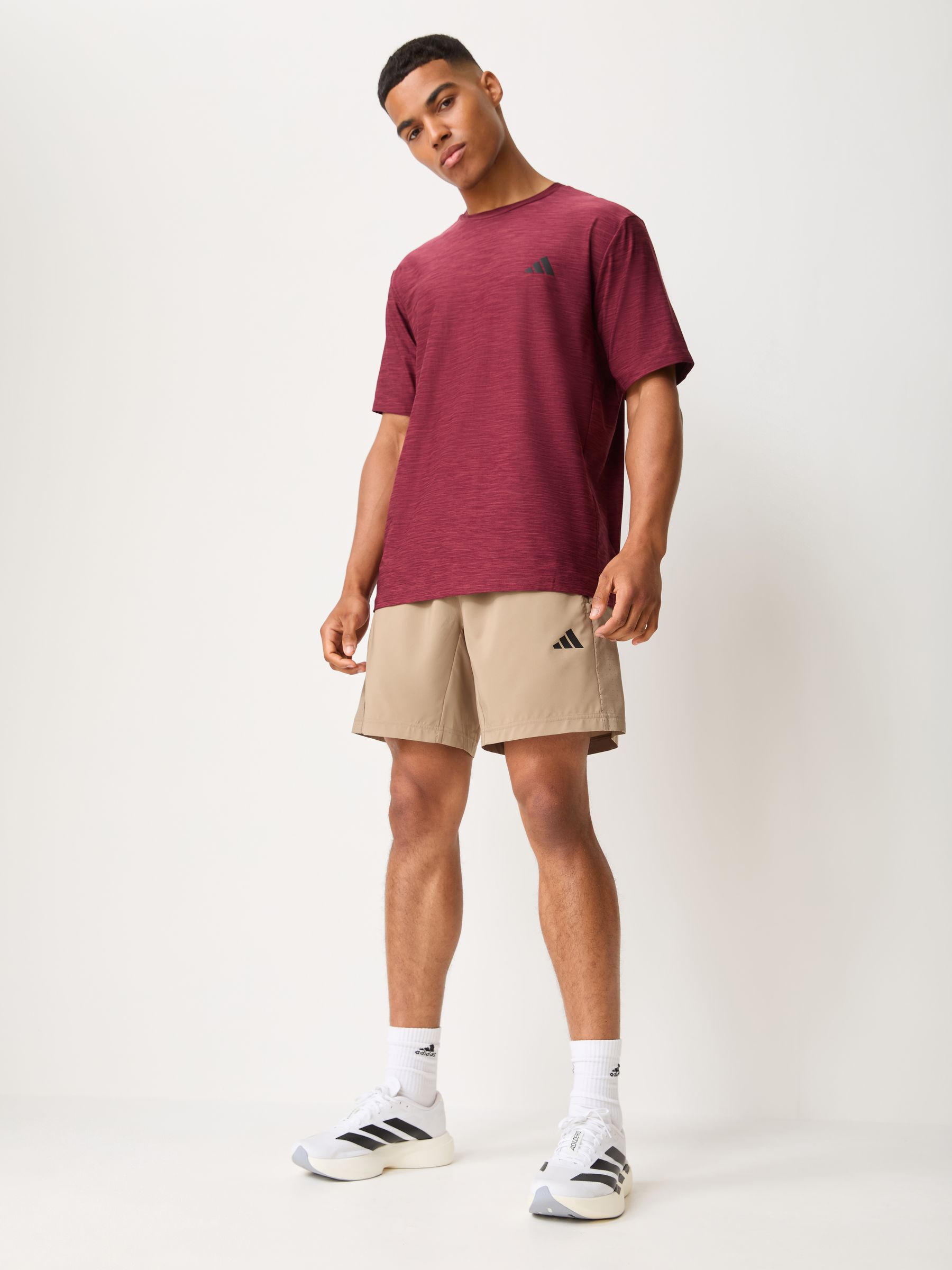 Buy adidas Beige Workout Essentials Base Woven Shorts from Next USA