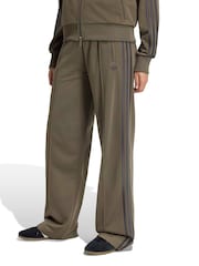 adidas Originals Khaki Green Firebird Loose Trousers - Image 1 of 6