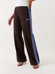 adidas Originals Brown Firebird Loose Trousers - Image 1 of 4