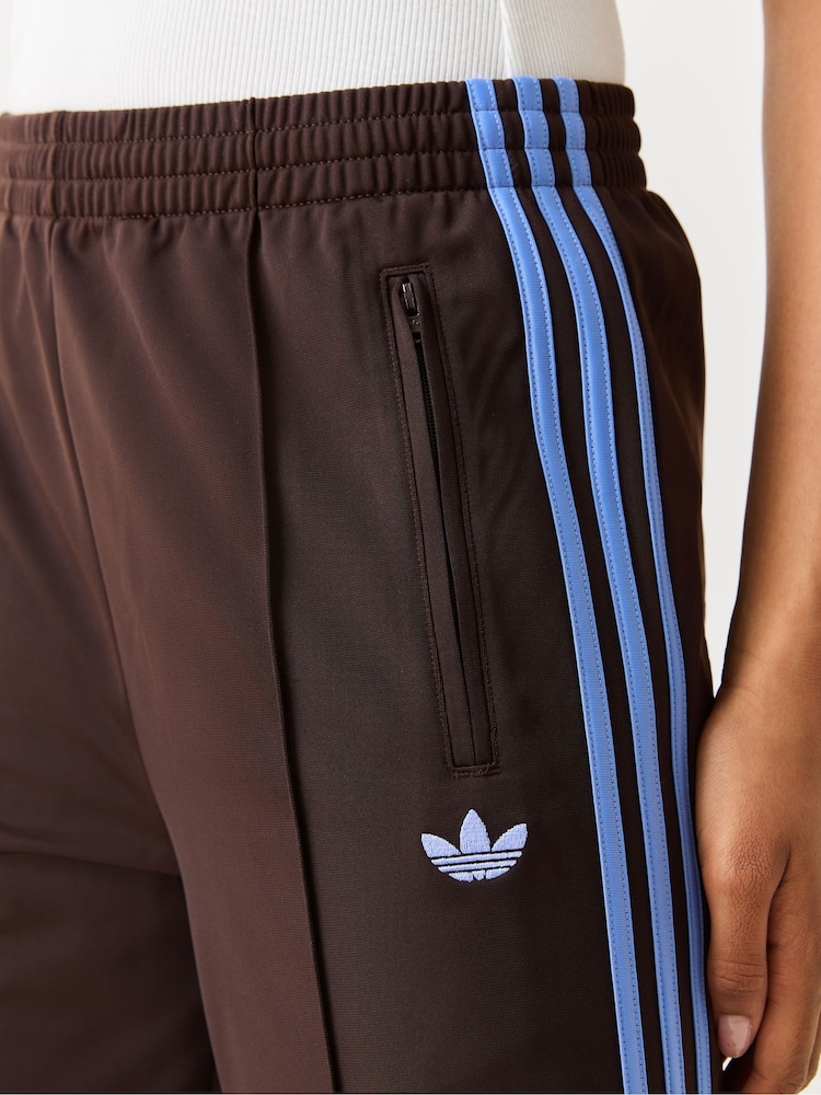adidas Originals Brown Firebird Loose Trousers - Image 4 of 4