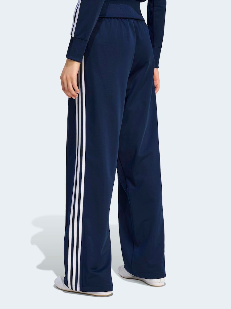 adidas Originals Blue/White Firebird Loose Trousers - Image 2 of 6