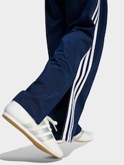 adidas Originals Blue/White Firebird Loose Trousers - Image 4 of 6