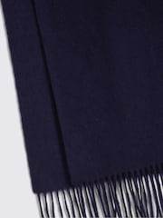 MOSS Blue Cashmere Blend Scarf - Image 2 of 2