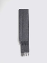 MOSS Grey Melange Cashmere Blend Scarf - Image 1 of 2
