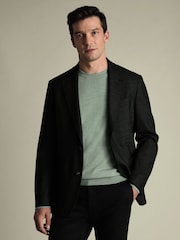 Charles Tyrwhitt Forest Luxury Italian Slim Fit Jacket - Imagem 2 de 5