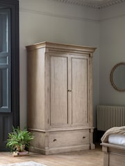 Gallery Home Natural Eastfield Solid Wood Pine 2 Door Wardrobe - Image 1 of 9