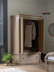 Gallery Home Natural Eastfield Solid Wood Pine 2 Door Wardrobe - Image 4 of 9