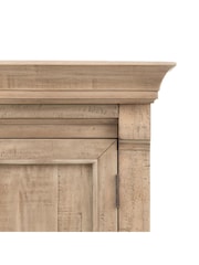 Gallery Home Natural Eastfield Solid Wood Pine 2 Door Wardrobe - Image 5 of 9