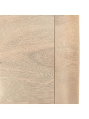 Gallery Home Grey Nova Mango Wood 3 Drawer Chest - Image 4 of 8