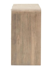 Gallery Home Grey Nova Mango Wood 3 Drawer Chest - Image 6 of 8