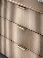 Gallery Home Grey Nova Mango Wood 6 Drawer Chest - Image 2 of 8