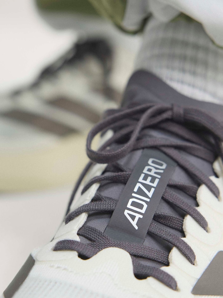 adidas White Adizero Evo Trainers - Image 6 of 6 adidas White Adizero Evo Trainers - Image 6 of 6