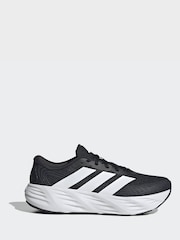 adidas Black/White Galaxy 8 Running Trainers - Image 2 of 10