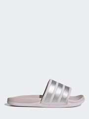 adidas Pink Adilette Comfort 2.0 Sandals - Image 1 of 10