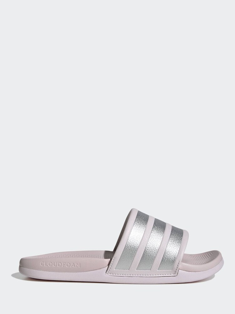 adidas Pink Adilette Comfort 2.0 Sandals - Image 1 of 10