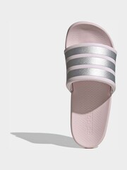 adidas Pink Adilette Comfort 2.0 Sandals - Image 5 of 10