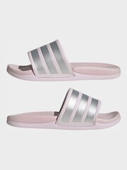 adidas Pink Adilette Comfort 2.0 Sandals - Image 7 of 10