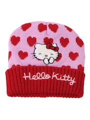 Peers Hardy Pink Hello Kitty Marvel Hat, Scarf & Gloves Set 3 Piece - Image 2 of 5